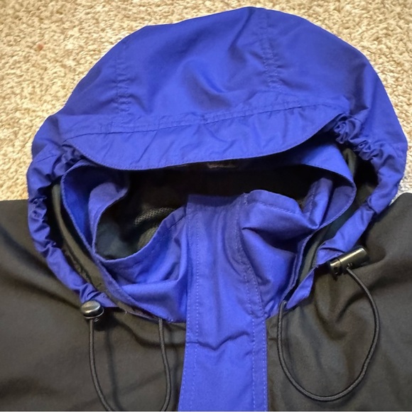 The North Face Jacket Mens Large Blue Black Hooded Full Zip Long Sleeve - Picture 11 of 13